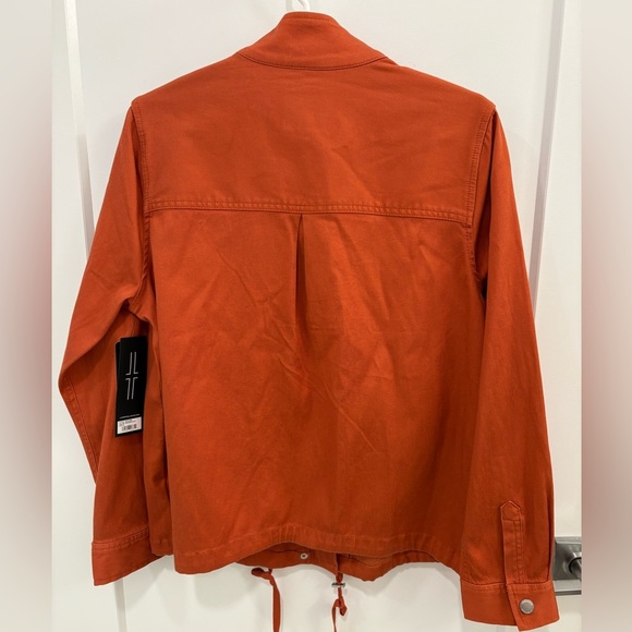 Liverpool Orange Rust Cinch Hem Utility Jacket Size Medium - Picture 15 of 16